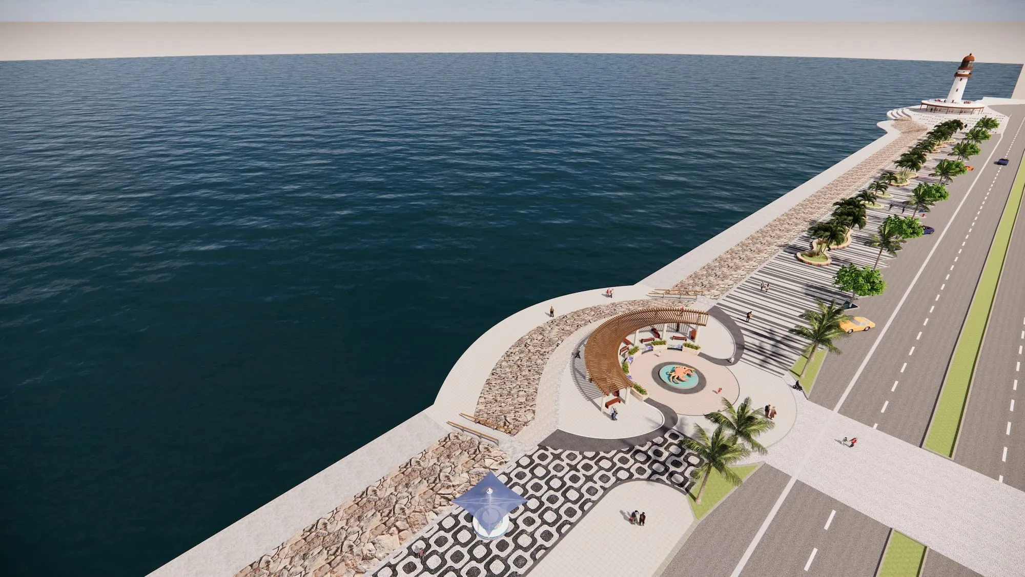 Bushehr Coastal Zone — Render 2